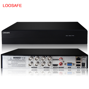 LOOSAFE h.264 8ch 8 채널 cctv 독립형 하이브리드 미러 보드 dvr 8 canais