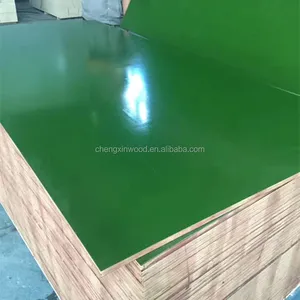 Madera contrachapada con revestimiento de película de plástico PP verde/madera de capas/madera contrachapada marina