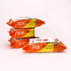 80 unids paño no tejido bebé toallitas desechables con vitamina C - Product Image 2