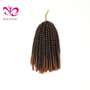 Africano nero <span class=keywords><strong>trecce</strong></span> Torsione Crochet Piccolo Crochet <span class=keywords><strong>Trecce</strong></span> crochet onda di acqua estensione dei capelli treccia - Product Image 3