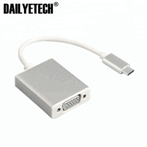 <strong>USB</strong> <strong>C</strong> <strong>USB</strong> 3.1 Type <strong>C</strong> <strong>to</strong> <strong>VGA</strong> Adapter Cable From DAILYETECH - Product Image 1