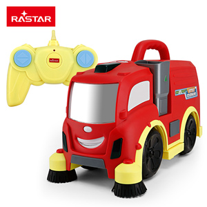 RASTAR Balayeuse électrique jouet, camion pour enfants, modèle de voiture télécommandé, batterie en plastique, RASTAR R/C Smart Sweeper 1:14, camion benne minier 36*19*25 - Product Image 3