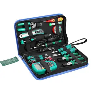 16Pcs Huishoudelijke Elektrische Soldeerbout Reparatie Tool Set Gereedschapstas