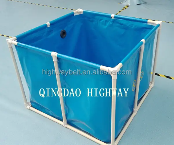 PVC faltbare und faltbare cube oder runde 500 liter aquarium
