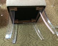Meuble de table moderne en acrylique et plexiglas, mobilier de bureau, blanc clair, nouveau modèle, vente en gros