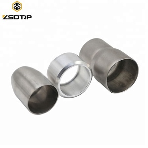Adaptateur universel pour tuyau d'échappement de <span class=keywords><strong>moto</strong></span> en acier doux de 60 mm à 51 mm à 38 mm pour convertisseur réducteur connecteur <span class=keywords><strong>tube</strong></span> - Product Image 1