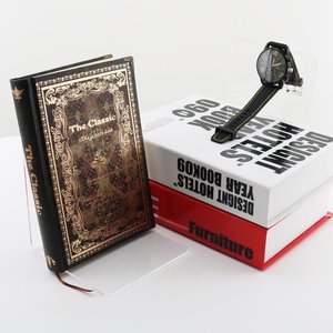 Organizzatore da Scrivania Personalizzato, Fermalibri Antiscivolo Resistenti in Acrilico Trasparente per Scaffali, Supporti per Libri per Casa, Ufficio e Biblioteca - Product Image 6