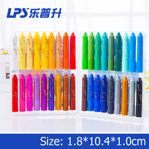 Coffret de peinture artistique pour enfants, <span class=keywords><strong>Crayon</strong></span> de <span class=keywords><strong>cire</strong></span> lavable, Non toxique, aquarelle multicolore - Product Image 2