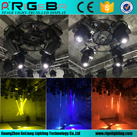 Structure d'éclairage circulaire motorisée rotative en aluminium 6061 T6, contrôle DMX512, diamètre personnalisé pour scène, DJ, concert, événement, spectacle