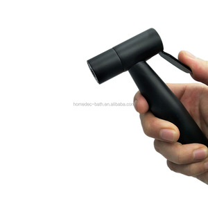 Spruzzatore per Bidet da bagno moderno <span class=keywords><strong>con</strong></span> facile installazione a parete 304 acciaio inossidabile nero - Product Image 3