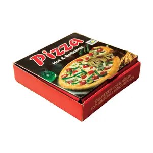 Benutzer definiertes Logo Gedruckte Lieferung Wellpappe Roller Pizza Slice Paper Packbox