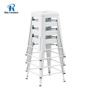 Commercial Furniture High Quality Modern Metal <strong>Bar</strong> Chair with Footrest - Product Image 1