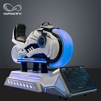 Technologie Future 9D jeux de réalité virtuelle VR Machine de jeu VR moto Arcade parc jeu