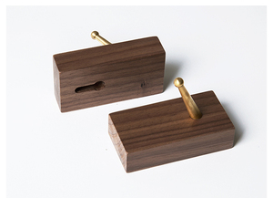 Ottone gancio di legno gancio <span class=keywords><strong>appendiabiti</strong></span> cremagliera per la <span class=keywords><strong>parete</strong></span> - Product Image 6