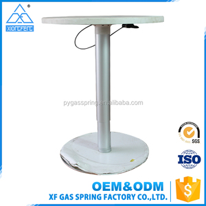 Populaire ronde hoogte verstelbare hoge kwaliteit aluminium gas lift tafel base - Product Image 3