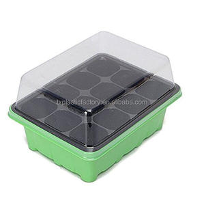 Kit de bandeja de germinación de 12 celdas de plástico, grosor personalizado, para vivero de <span class=keywords><strong>semillas</strong></span>, <span class=keywords><strong>se</strong></span> puede usar con esterilla de calor - Product Image 1