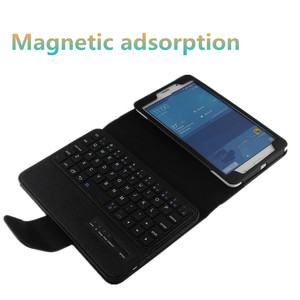 Andorid Tableta <span class=keywords><strong>de</strong></span> 7 pulgadas Teclado Inalámbrico Bluetooth Funda <span class=keywords><strong>de</strong></span> Cuero ABS Clave Para <span class=keywords><strong>Samsung</strong></span> Tab Un T280 - Product Image 4
