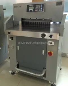 Computer program control paper cutter reasonable price, hydraulic small paper guillotine cutting machine