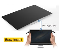 Filtro de pantalla de privacidad de ordenador de tamaño personalizable, Protector de pantalla acrílico extraíble colgante, antideslumbrante, protección ocular
