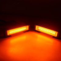 Barra de Luces LED EURS COB-2, Lámpara Estroboscópica, Tira Larga, Luces de Trabajo para Vehículos Todoterreno, Blanco, Rojo, Azul, Amarillo, Luces de Advertencia de Tráfico, Nuevo