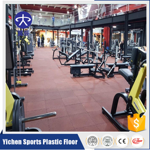 Suelo de goma para gimnasio de 15mm-50mm de grosor, alta densidad, resistente al ruido, precio al por mayor - Product Image 5