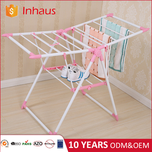 Fabricant chinois, vente en gros à bas prix, séche-<span class=keywords><strong>linge</strong></span> pour bébé personnalisé, rose, mini-séchoir à <span class=keywords><strong>linge</strong></span> <span class=keywords><strong>pliable</strong></span> pour salle de bain, pour le repassage à la vapeur - Product Image 2