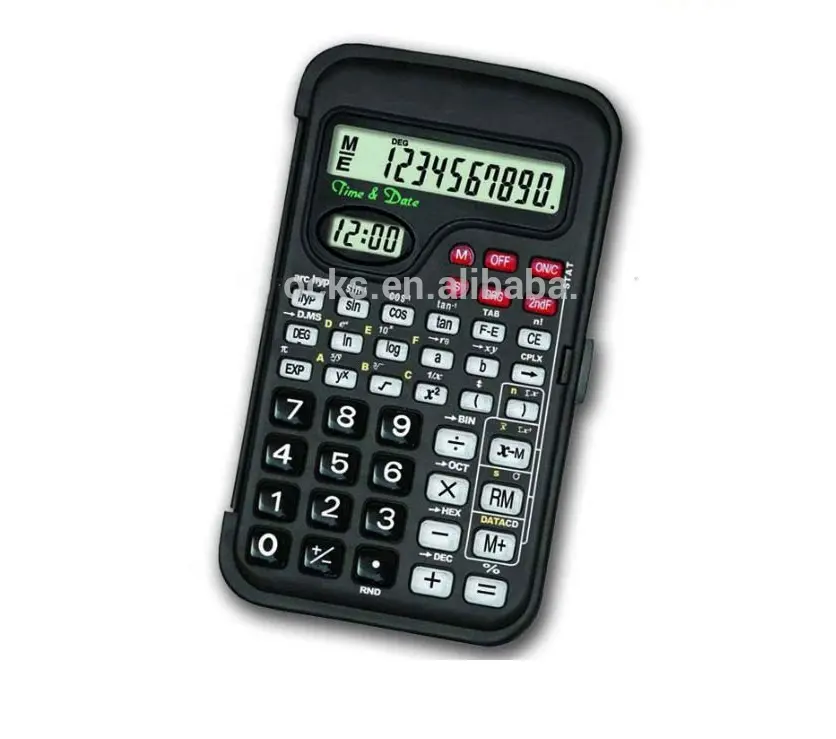 Classic Design 10 Digits Scientific Digital Calculator With Time Function