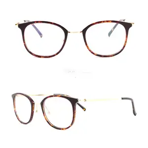 OEM customized Natwve co plastic eye tattoo glasses frames eyewear latest designer modern japanese metal optical frames