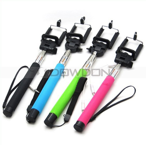 Handheld <strong>Monopod</strong> <strong>Selfie</strong> <strong>Stick</strong> for Smartphone Cable Take Pole - Product Image 1