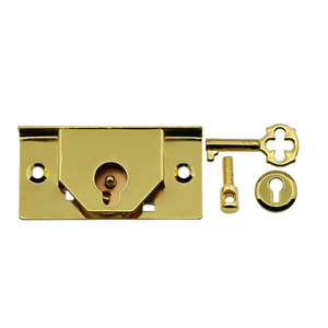 High Quality Jewelry Box Hardware Four In One Mortise <strong>Lock</strong> Set For Box In Golden