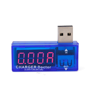 Electronics Digital USB Mobile Power Charging Current Voltage Tester Meter Mini USB Charger Doctor Voltmeter Ammeter