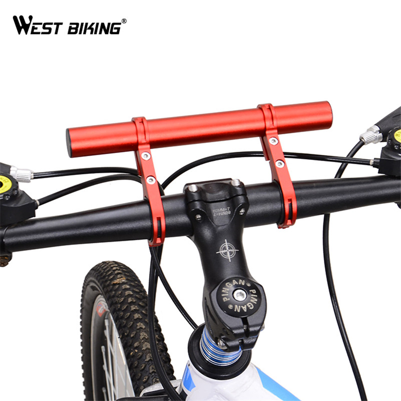 WEST BIKING Doppel verlngerung Fahrrad lenker Extender Multifunktion licht  Telefon halter Legierung Fahrrad rahmen Zubehr| Alibaba.com