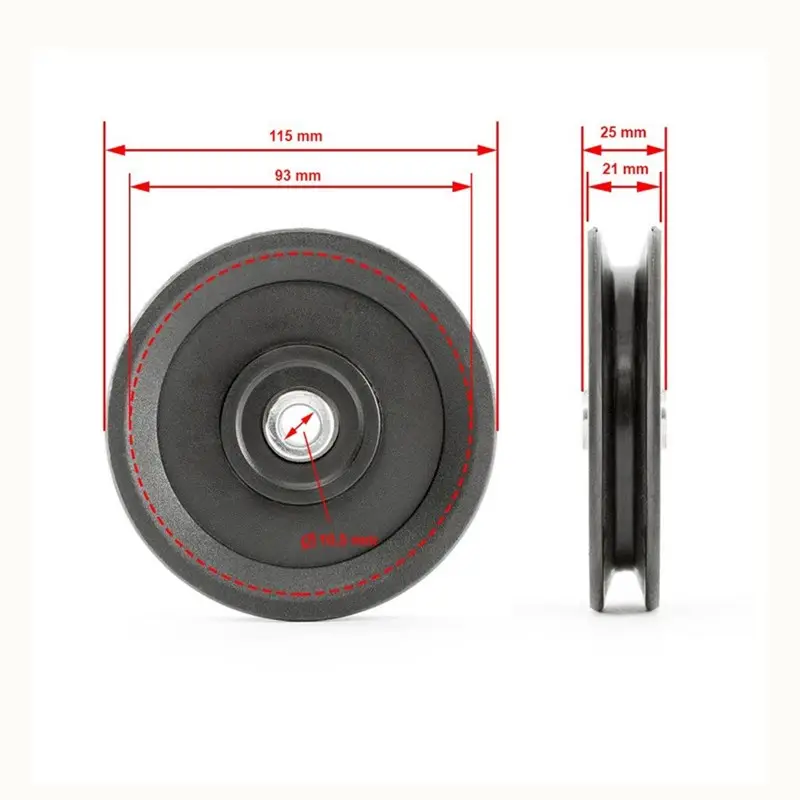 POM Cable Pulley For Gym Fitness Equipment Pulley Parts