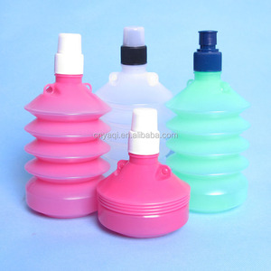 Vente en gros Sports Gym voyage Bouteilles d'eau pliables en silicone pliables avec <span class=keywords><strong>pailles</strong></span> et horodatage - Product Image 2