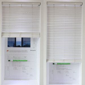 220V / 110V alambre eléctrico Tuya Zigbee Wifi naturaleza madera listón veneciano persiana - Product Image 2
