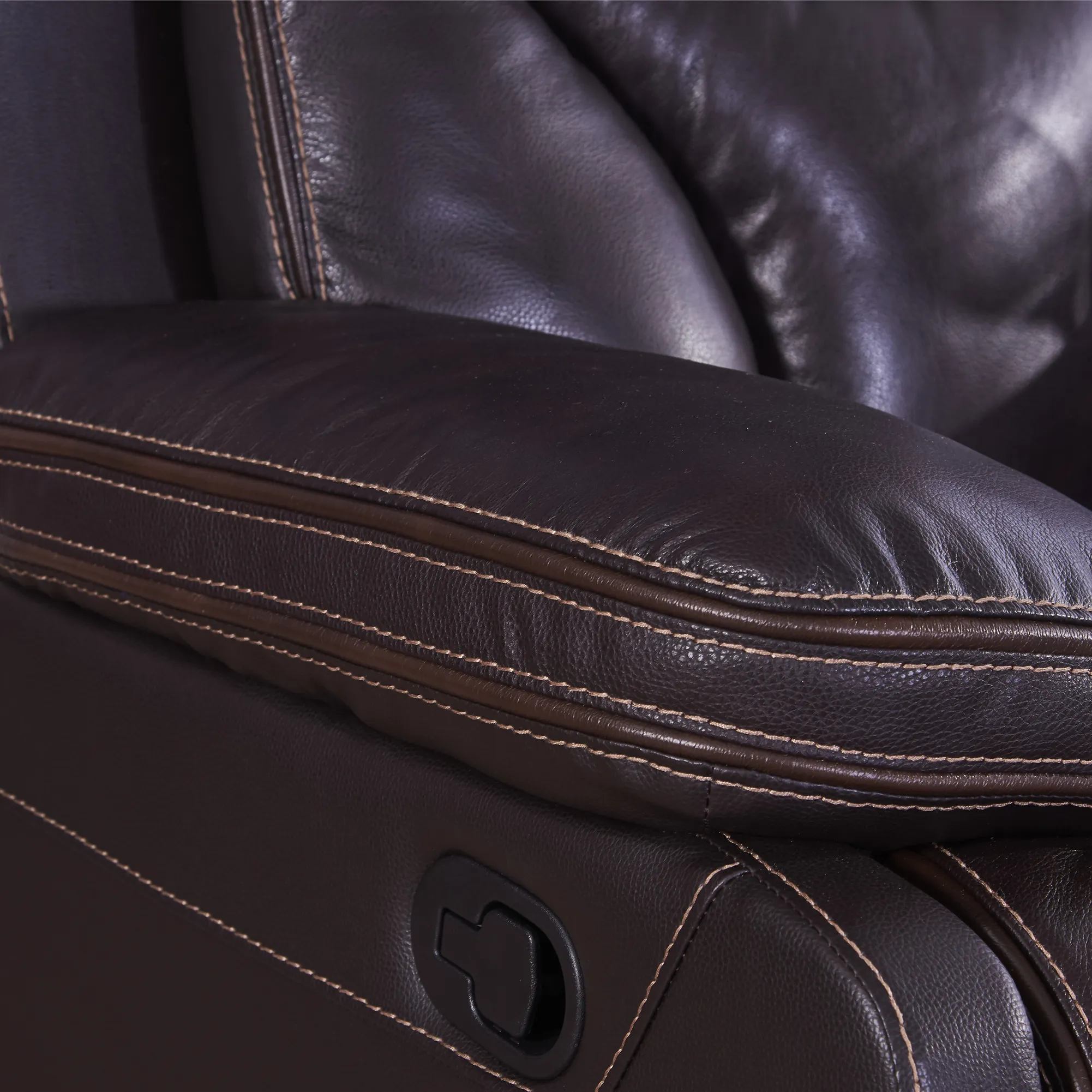 Sofá de esquina de cuero auténtico de alta gama, sillón seccional italiano de 7 plazas, 2022