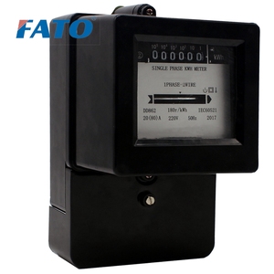 Compteurs d'énergie FATO DD862-4 monophasés, deux/trois fils, panneau frontal, enregistrement des heures de consommation, compteur d'énergie - Product Image 4