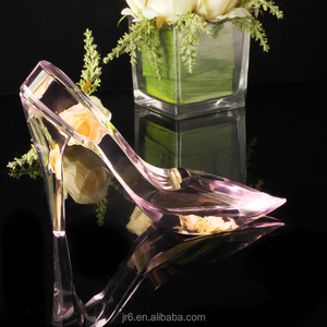 <span class=keywords><strong>Cenicienta</strong></span> de cristal zapatos de tacón alto de cristal zapatos de boda favor regalo Decoración - Product Image 2