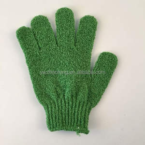 Yiwu Vijf Vinger Badhandschoen Exfoliërende Scrub Handschoenen Body Scrub Saunawant Wegwerp Badhandschoenen - Product Image 1