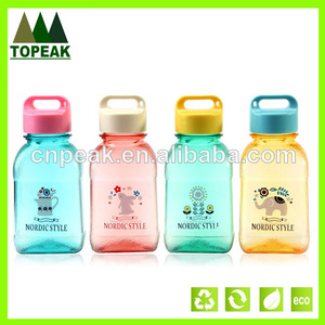 Oem de plástico botella de agua de la taza catrton con una cuerda. Personalizar el logotipo de bpa <span class=keywords><strong>gratis</strong></span> taza de la publicidad - Product Image 1
