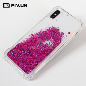 Phụ kiện điện thoại Bling long lanh lỏng rõ ràng nổi cát lún điện thoại di động Trường hợp đối với Lenovo K8 cộng với Legion Y70 Y90 K14 cộng với - Product Image 3