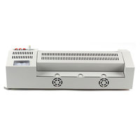 Laminateur de pochettes en papier à 4 rouleaux de haute qualité, 320 mm/12'', avec affichage numérique et contrôle intelligent (WD-320)