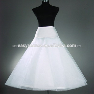 en bas de bonne qualité décent underdress mariée mariage robe de tulle jupon deux couches - Product Image 1