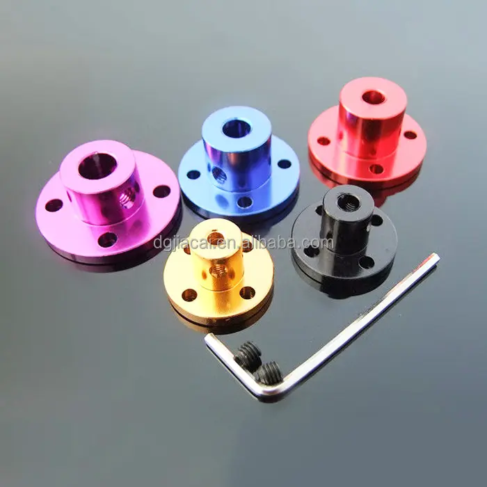 3~8mm Al Alloy Rigid Flange Coupling Motor Guide Shaft Coupler Motor Connector