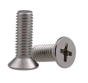 304 316 Thép Không Gỉ ANSI B18.6.3F Chéo Lõm Phẳng Chìm Đầu Máy Vít - Product Image 1