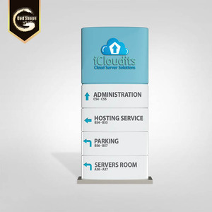 Il segno all'aperto su misura del pilone del contrassegno indipendente ha condotto i cartelloni pubblicitari delle insegne pubblicitarie per il rivenditore dell'automobile - Product Image 6