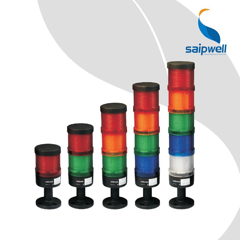 Saipwell 5 цветов, горячая Распродажа, светодиодная башенная лампа 22 мм, Тип вспышки, сигнальная башенная лампа с CE