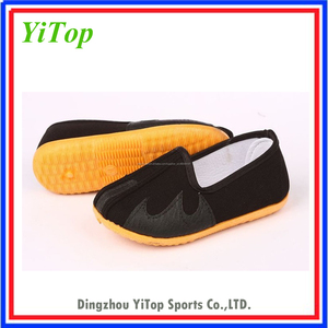 Suela de goma del chino tradicional artes marciales kungfu kids zapatos - Product Image 4