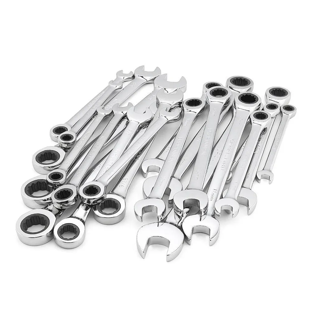 22 Pieces Chrome Vanadium Steel Ratchet Wrench