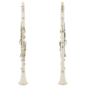 Venta al por mayor Bb tono 17 teclas <span class=keywords><strong>clarinete</strong></span> instrumento de viento <span class=keywords><strong>blanco</strong></span> lechoso <span class=keywords><strong>clarinete</strong></span> baquelita con caja - Product Image 3